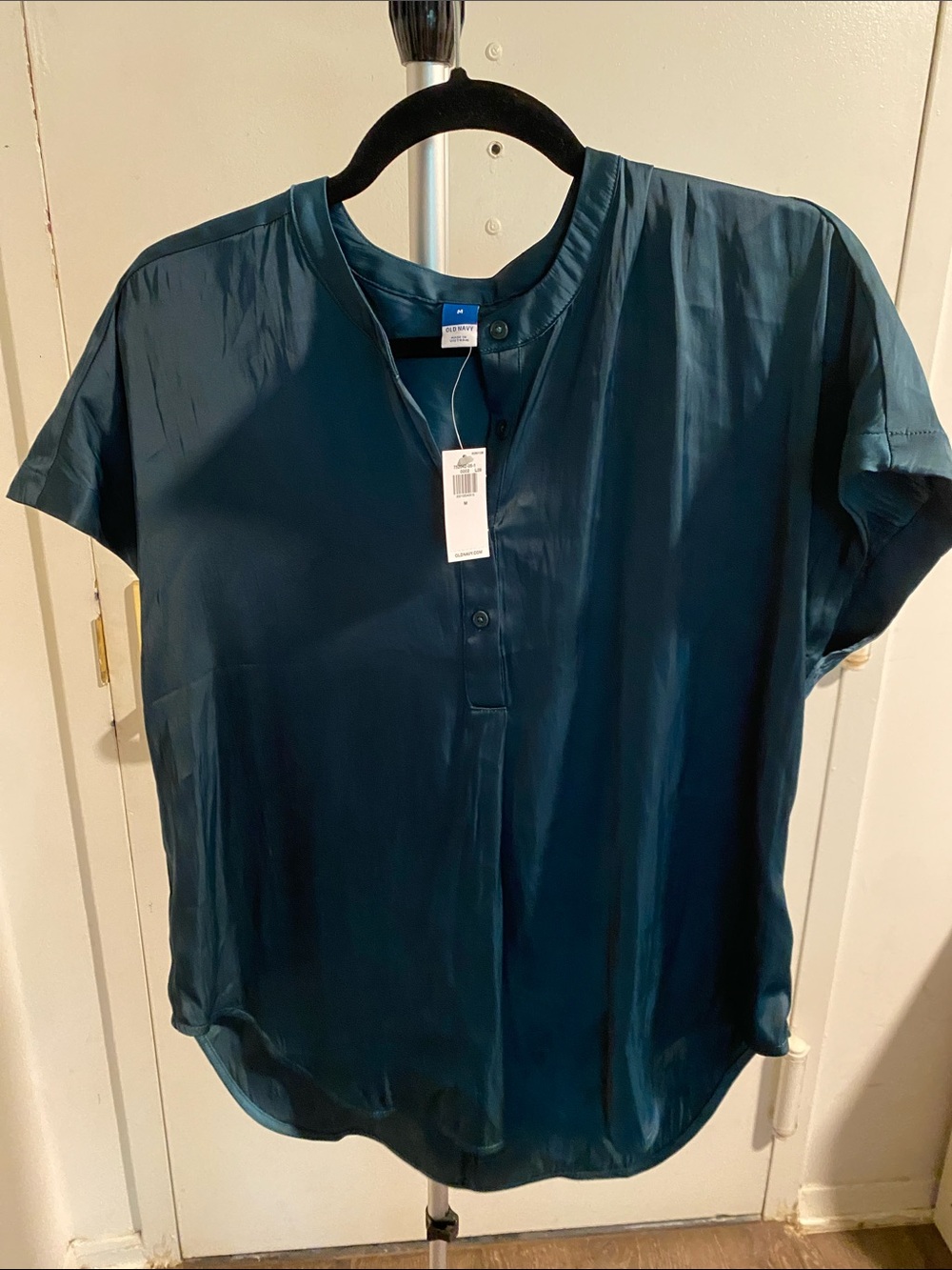 Old Navy Teal Short-Sleeve Top